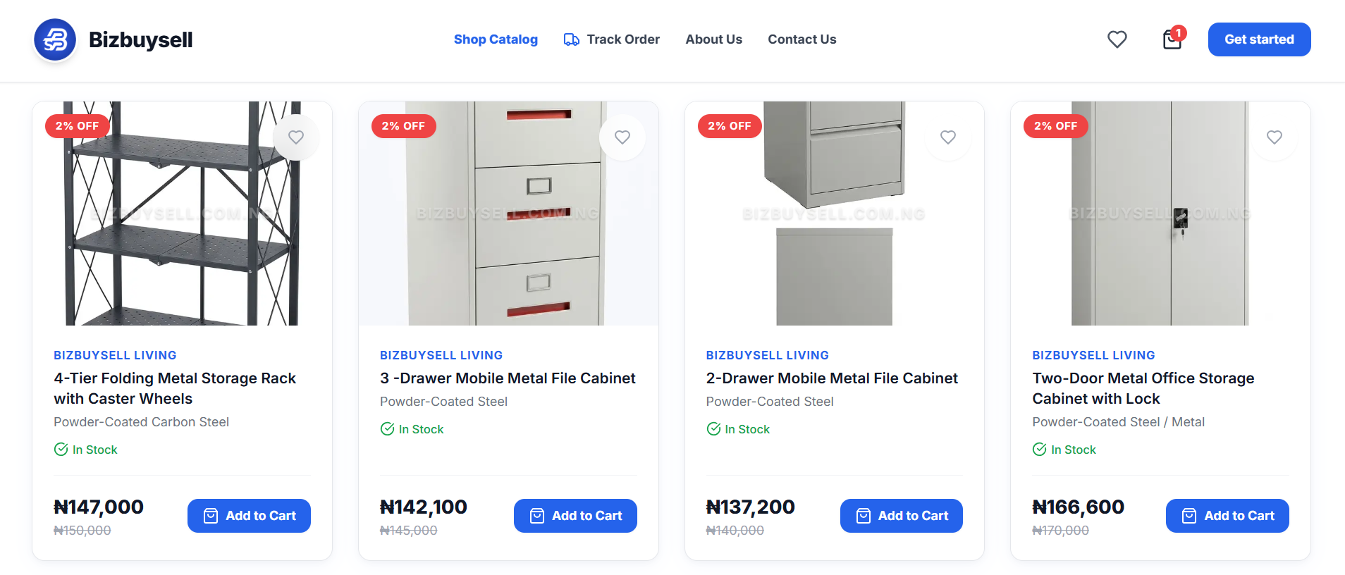 Landing page
